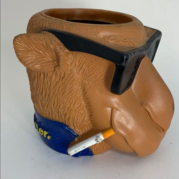 Joe Camel Kool Buddies Drink Holder Brown Blue Yellow Vintage Cool Collectiable - Picture 2 of 7